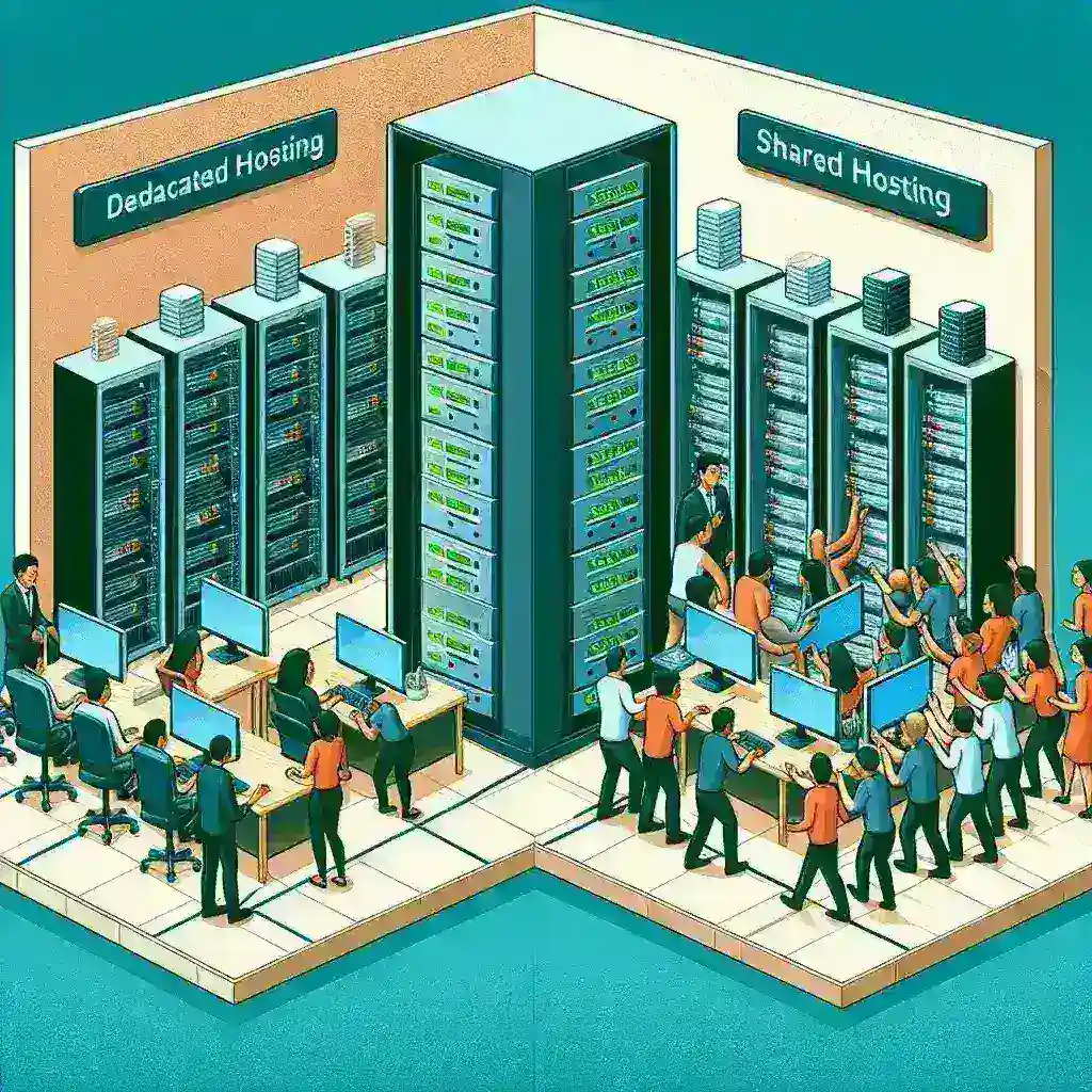 What are the advantages of dedicated hosting over shared hosting?