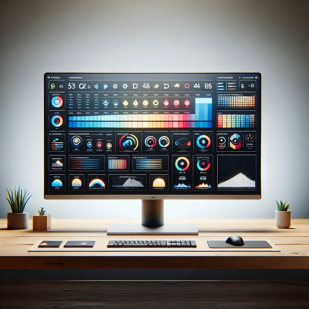 How does an LCD monitor’s aspect ratio affect its use?
