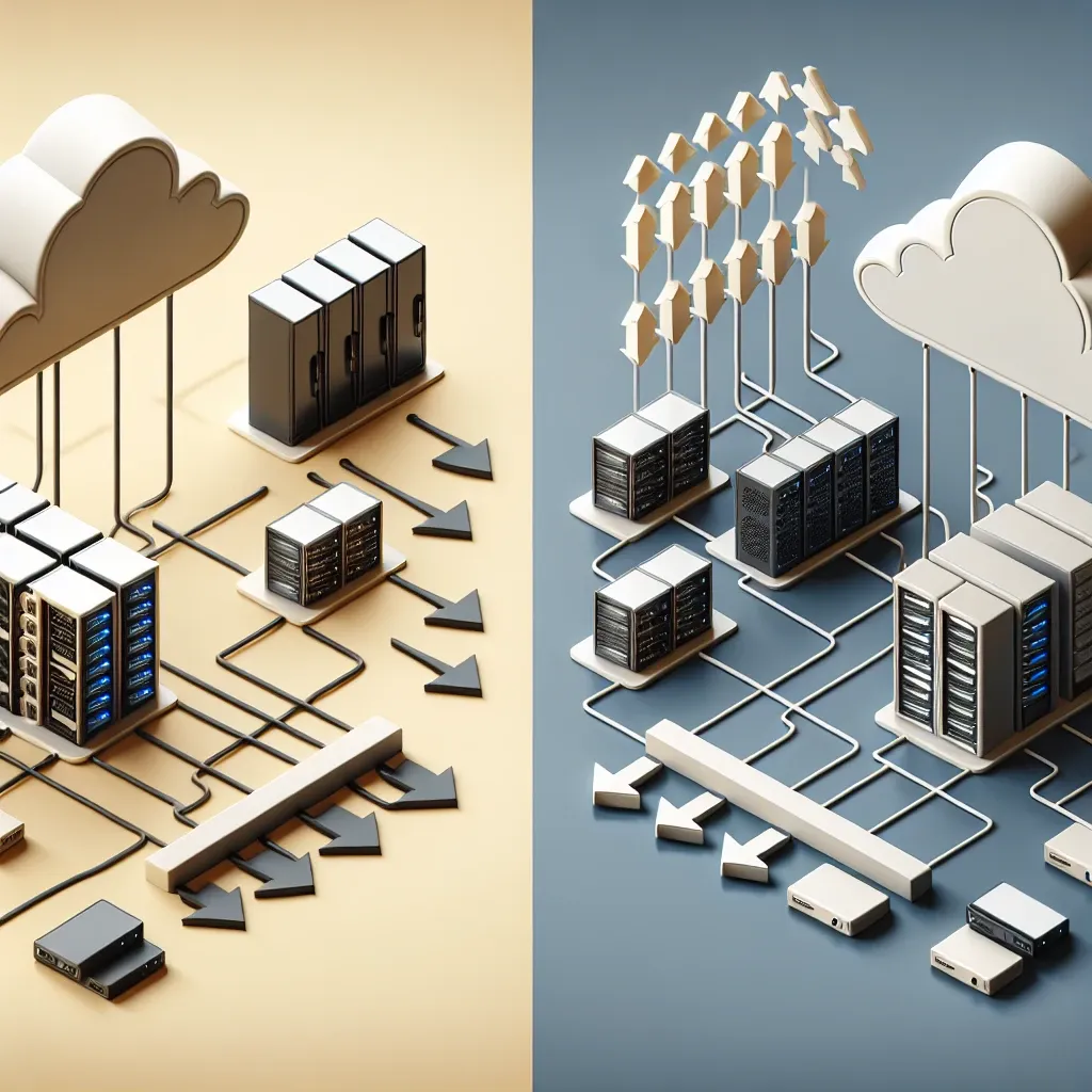 How does cloud hosting differ from shared hosting?